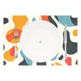 thumbnail image 2 of Teardrip Oval 12×18 inch Placemats Heat Resistant Washable Foldable Rectangular Placemats Set Decoration Indoor Outdoor for Kitchen Dining Table 1PC, 2 of 8
