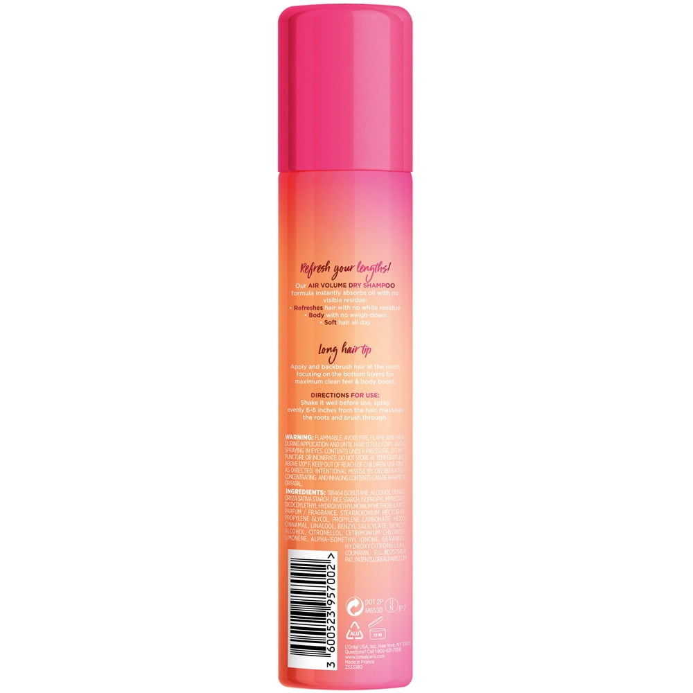 L'Oreal Paris Elvive Dream Lengths Air Volume Dry Shampoo, 4.16 oz