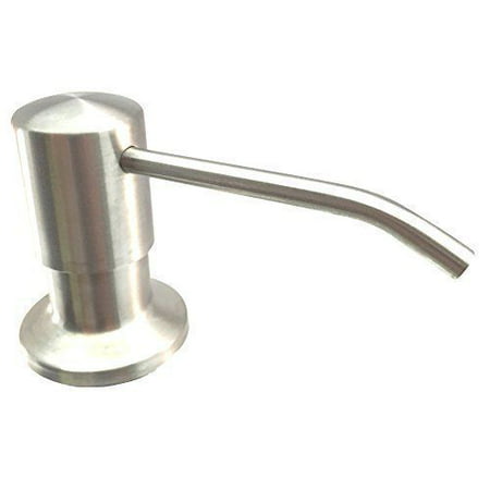 Ultimate Kitchenâ?¢ - Best Stainless Steel Sink Soap Dispenser (Satin) - Large