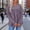 *Purple, variant on ClodeEU Women's Long Sleeve Crewneck Empire Waist Shirts,Loose Fit Pleated Flowy Tunic Tops Purple,Womens Plus XXXL
