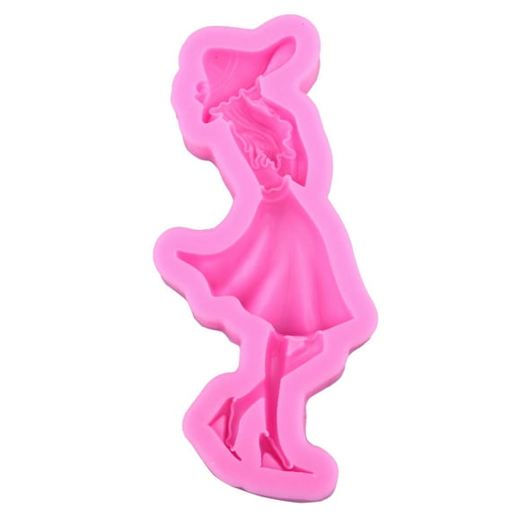 Girl Shape Fondant Mold Chocolate Candy Mold Silicone Cake Making Mold