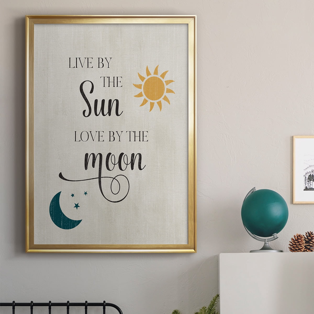 Sun and Moon Premium Classic Framed Print - Ready to Hang