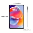 thumbnail image 5 of N-one Android 14 Tablet,20GB 128GB 12 inch FHD Screen, Qualcomm Snapdragon 8-Core 4G LTE SIM Cellular 2.4&5GHz WiFi 9200mAh 18W Fast Charger GPS for Work Study and Business, 5 of 11