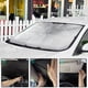 thumbnail image 3 of Parasol para Parabrisas de Automóvil: Pantalla de Aislamiento Térmico Protectora UV Giratoria y Plegable de 360° Diseño de Almacenamiento Compacto Ajuste Universal para Sedanes, 3 of 6