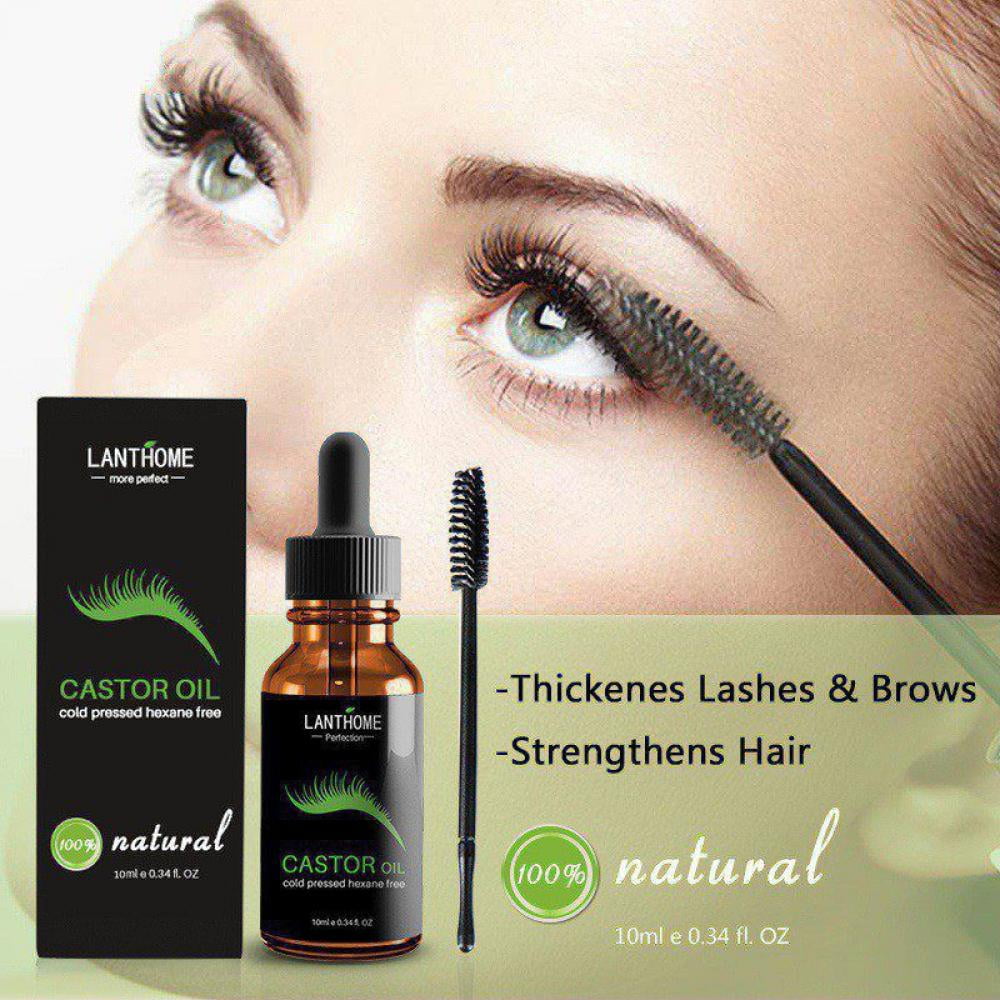 Castor Oil For Eyelashes Boost Eyebrow Growth Serum, Longer Eyelash Serum &  Eyebrows, Face and Skin with 