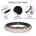 thumbnail image 6 of Elastic Steering Wheel Cover, Cute Watermelon Fujiman Stretch Thickening Car Steering Wheel Cover Women Men, Steering Wheel Protector Universal 15 in, 6 of 7