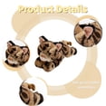 thumbnail image 3 of Cute Lifelike Cat Plush Stuffed Animals Simulation Fluffy Tabby Cat Doll Kids Toys Birthday Gift, 3 of 4