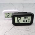thumbnail image 4 of Digital Alarm Clock with Large LCD Display Date Temperature and Snooze Night Light Battery Powered, 4 of 8