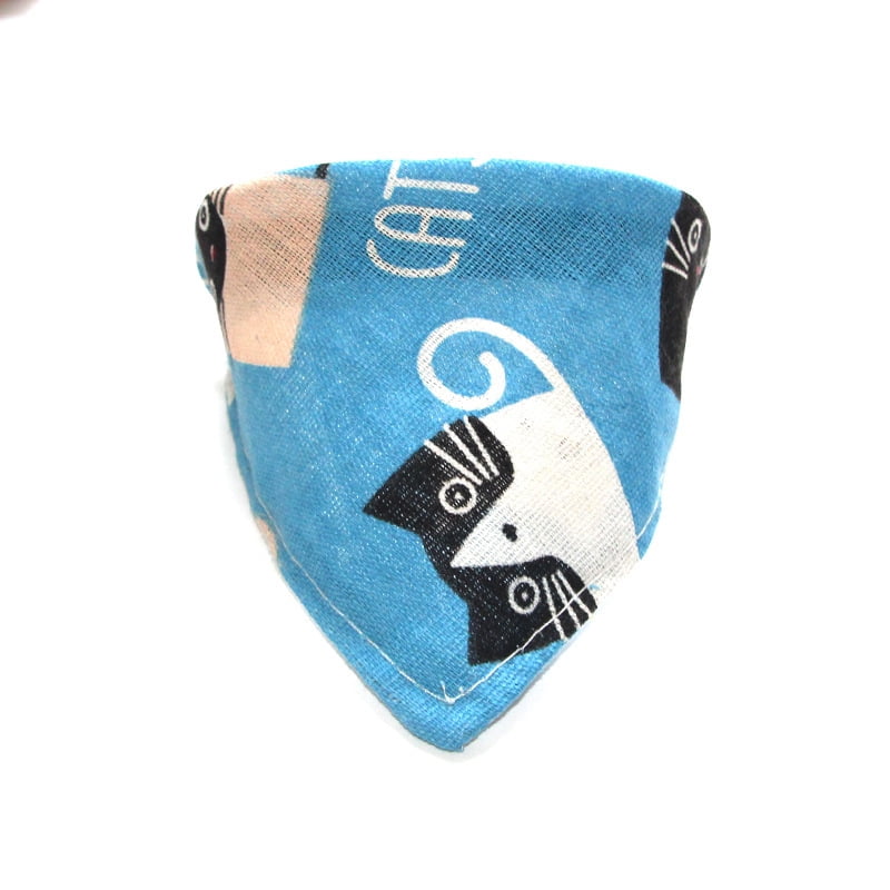 2pcs Bandanas Pour Chien Echarpe Triangle Pour Animaux De Compagnie Chat En Arete De Poisson Bleu M Walmart Canada