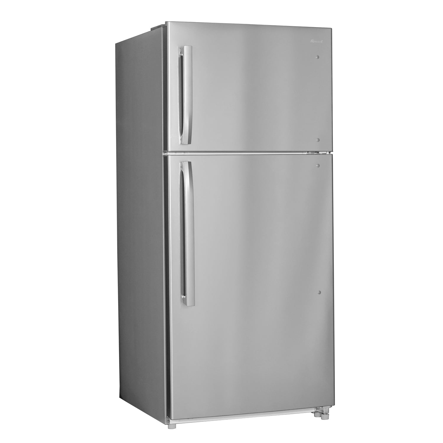 Smad 30 in Freestanding Top Freezer Refrigerator 18.3 Cu ft Stainless Steel 2 Door