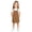 AB5 Coffee, variant on Bainana Girls Solid Color Summer Suspender Dresses Sleeveless Adjustable Straps Dress Kids Breathable Casual Dress Size 4-5 Years Army Green