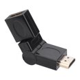 thumbnail image 1 of Fugacal Fosa 360 Degree Adjustable Rotation Mini Male To Female Swivel Adapter Converter, Swivels And Rotates For Easy Access To Ports And To Protect Cable(Black), 1 of 8