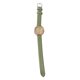 thumbnail image 1 of Reloj de Cuarzo Informal para Mujer con botón, batería, Lente de Vidrio, Reloj de Pulsera de aleación para Uso Diario, cinturón de Cuero Verde, 1 of 10