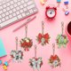 thumbnail image 5 of Llavero con Diamante Taladro Hugtrwg 6 Uds Lazo Navideño Creativo Doble cara, 5 of 9