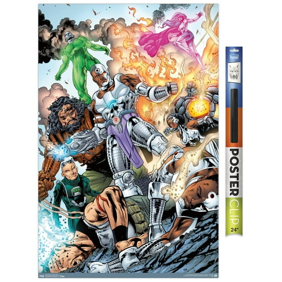 DC Comics - Cyborg - Group Wall Poster, 22.375" x 34"