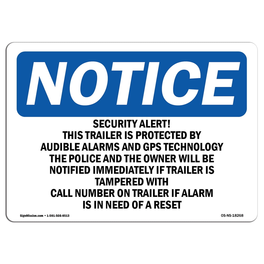 OSHA Notice Sign - Emergency Or Problem While Waiting Use Phone | Plastic  Sign | Protect Your Business, Work Site, Warehouse \u0026 Shop Area | Made in  the USA - Walmart.com, image size:1000x1000