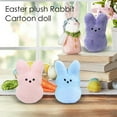 thumbnail image 4 of BOSALY 7.8" Orange Easter Bunny Plush Toys, Mini Bunny Stuffed Animals with Different Colors, Great Easter Basket Stuffers, Rabbit Plushies Easter Home Decors, Valentine‘s Day Easter Gifts Choice, 4 of 6