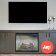 Electric Fireplace Furniture Assembly