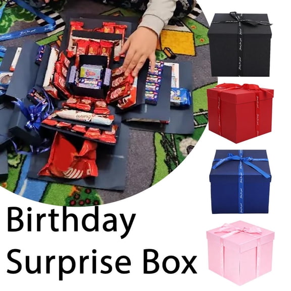 Explosion Gift Box, DIY Flying Butterfly Surprise Box, Exploding Box for Birthday, Wedding, Anniversaries, Mother's Day