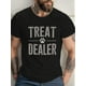thumbnail image 1 of playera gráfica para hombre con diseñoMen's 100% Cotton T-Shirt Casual Crew Neck | Summer Knit Fabric Tops with TREAT DEALER Graphic Print | Regular Fit Short Sleeve Tee for Big & Tall Adults Tee Fo, 1 of 7