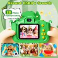 thumbnail image 2 of Bravokids Kids Camera, Dinosaur Toddler 1080P Digital Camera with 32GB SD Card, Birthday Gift for Girls Age 3-9, 2 of 8