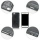 thumbnail image 4 of Funda de cuero con tapa trasera magnética desmontable con textura Crazy Horse para iPhone SE 2022 / SE 2020 / 8 / 7, con soporte, ranuras para tarjetas y billetera., 4 of 4