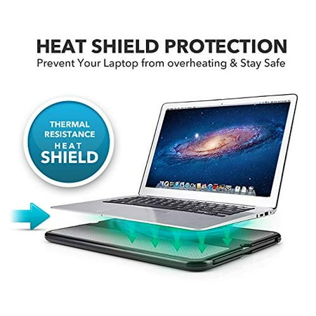 Abovetek Portable Laptop Lap Desk W Retractable Left Right Mouse