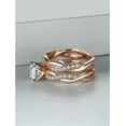 thumbnail image 3 of 2Ct Round Cut Lab-Created Diamond Wedding Bridal Ring Set 14k Rose Gold Plated 925 Sterling Silver, 3 of 3