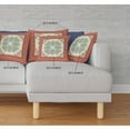 thumbnail image 4 of Window Wreath Palace Broadcloth Fabric Blown and Closed Pillow - Cream Orange, 4 of 4