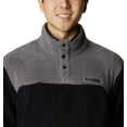 thumbnail image 4 of Columbia Mens Rugged Ridge Sherpa Half Snap City Grey/Black Large, 4 of 5