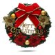 thumbnail image 1 of Cateissary Guirnalda de mimbre de Navidad luz LED flor guirnalda colgante de Navidad decoración de pared de ventana decoración de adorno de vacaciones Kits de decoración para fiestas No.01, 1 of 6