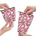 thumbnail image 3 of Lsque Japanese Cherry Blossoms Pattern Telescopic Pencil Bag Pen Holder Stationery Case, Stand-up Retractable Transformer Bag Organizer, 3 of 6