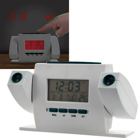 Dual Projection Alarm Clock with FM Radio