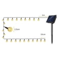 thumbnail image 4 of Cadena de luces solares para exteriores, luces LED superbrillantes con encendido y apagado automático, rendimiento a prueba de agua, decoraciones de exterior con energía solar en forma de bola de, 4 of 8