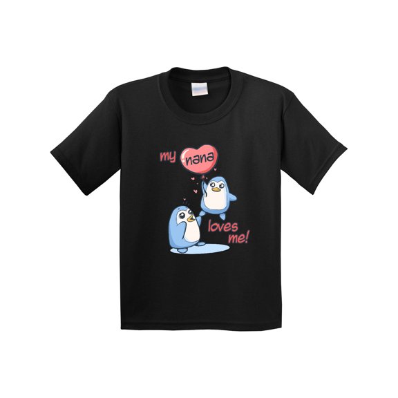 Inktastic My Nana Loves Me Youth T-Shirt