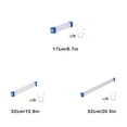 thumbnail image 3 of Eigraketly Luz de tienda de campaña, repuesto portátil, autoadhesivo, colgante, recargable, alimentado por USB, ajustable, 3 velocidades, lámpara de carpas 52cm Eigraketly OD029302-03, 3 of 6