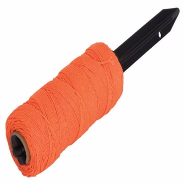 Marshalltown SLW66FO #18 Stake Line Winder with 500' Orange Masons Line