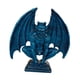 thumbnail image 2 of Escultura gótica de gárgola diabólica, figura decorativa de jardín de hadas para el hogar y la oficina. Azul, 2 of 9