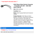 thumbnail image 2 of HVAC Blower Motor Resistor Connector - Compatible with 2001 - 2002 GMC Sierra 1500 HD, 2 of 2