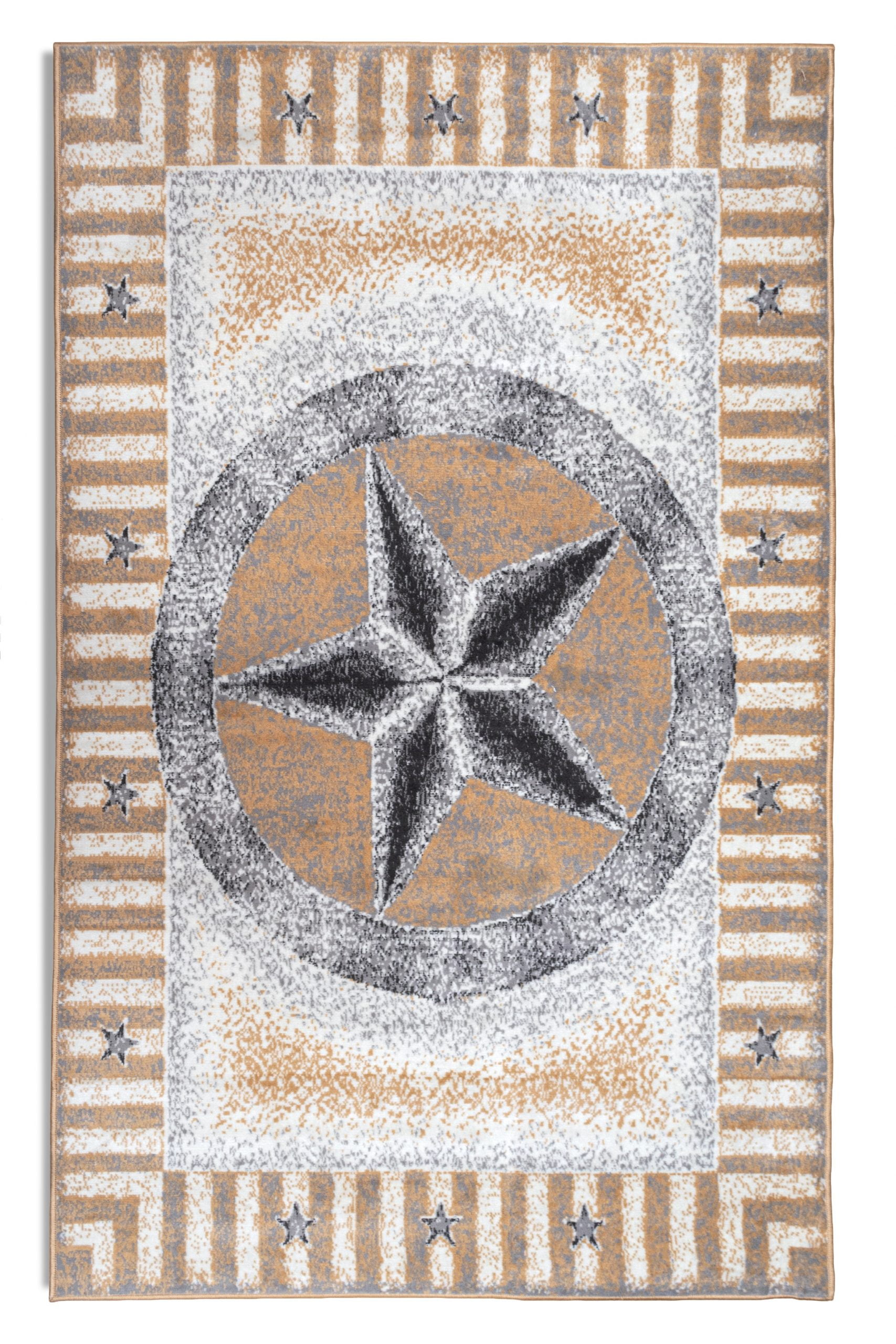 Furnish My Place Indoor Texas Star Rug with Jute Backing 5 ft. x 8 ft