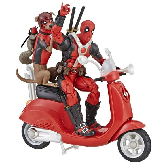 Marvel Legends Series Deadpool, Marvel Comics Collectible Action Figures & Vehicle (6”)