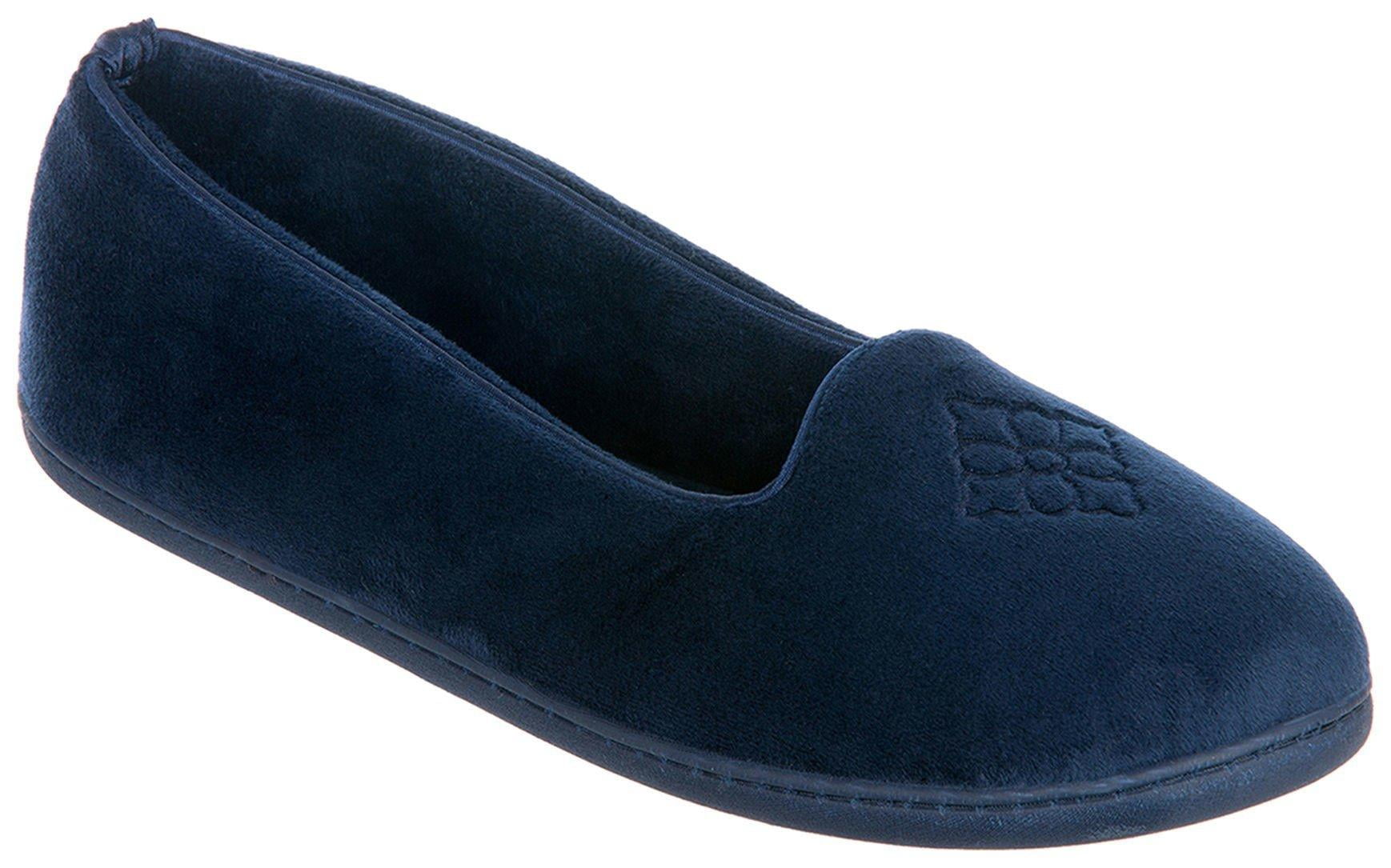 dearfoam satin slippers