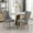 Gray, variant on 2Pcs Velvet Upholstered Dining Chairs, Button Tufted High Back Accent Chairs with Metal Legs & Nailhead Trim, Set of 2, for Living Room, Kitchen, Dining Room, Gray
