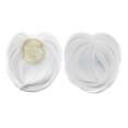thumbnail image 1 of CAROOTU Seamless Silks-Base Hair Topper Fringe Hairpiece Straight Clip in Forehead Topper with Wispy Bangs, 1 of 7