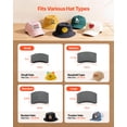 thumbnail image 3 of VEVOR Hat Heat Press Machine, with 4 Interchangeable Platens and Caps Stretcher, Precise Temperature & Time Control, Heat Press for Hats and Caps, for HTV Iron On and Sublimation Projects, Light Blue, 3 of 9