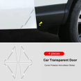 thumbnail image 1 of 4 Piezas Protector De Esquina De Puerta Transparente Para Coche , Anticolisión Sticke Parachoques Arañazos , Tira De Decoración Para El Cuidado Automático, 1 of 4