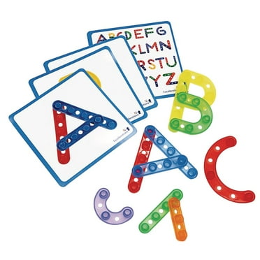 Excellerations Translucent Alphabet Construction Set- 100 Pieces