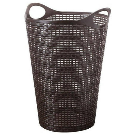 Mainstays 2 Bushel Wicker Flex Hamper Brown Mainstays 2 Bushel Wicker Flex Hamper Brown