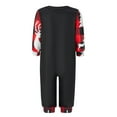 thumbnail image 4 of Elippeo Family Matching Christmas Pajamas, Letter  Hat Print Long-Sleeved Tops + Deer Pattern Trousers Sleepwear Outfits, 4 of 10