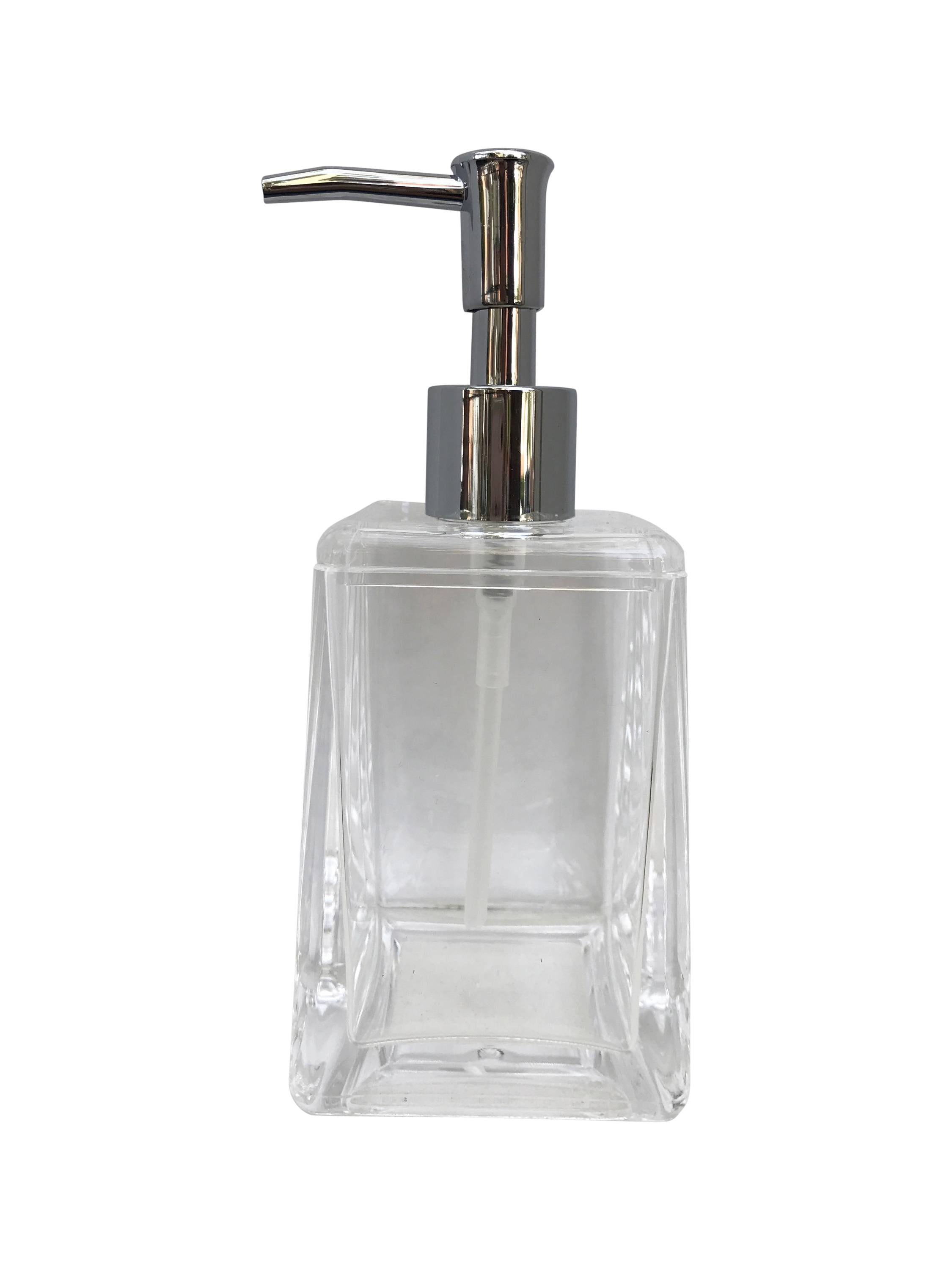 Acrylic Lucite Square Tapered Soap Lotion Dispenser